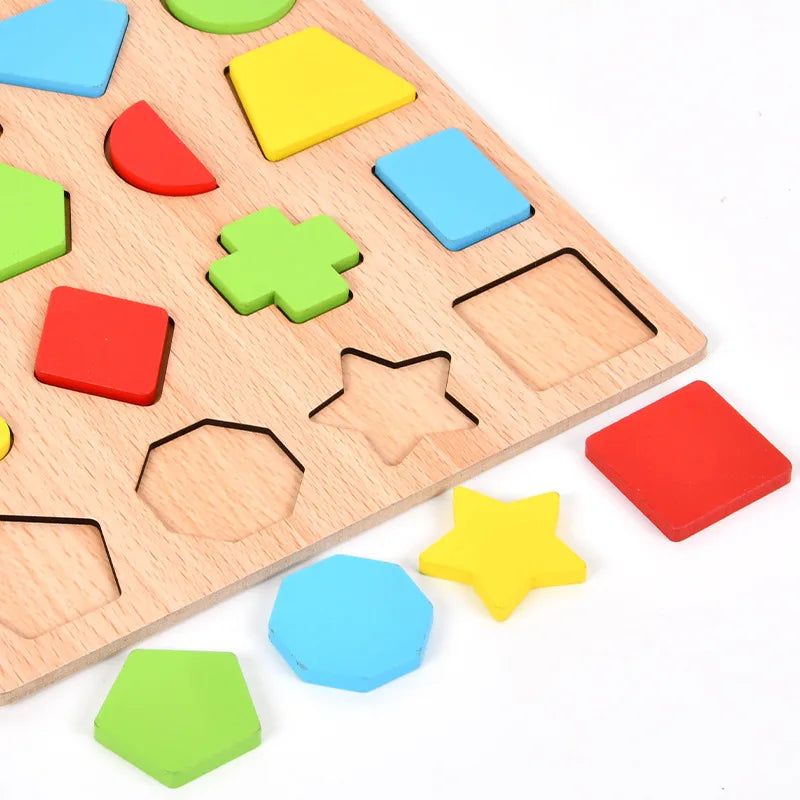 Puzzle en Bois  - Éveillez l'Esprit Curieux de Votre Enfant ! 🌟