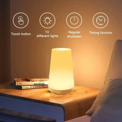 Lampe de chevet tactile pour chambre à coucher